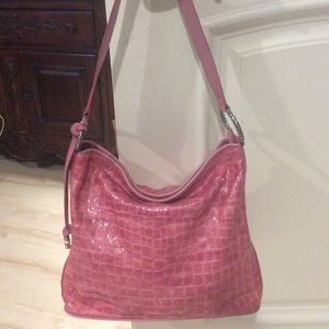 Brighten breast cancer bag in pink ! Barely used